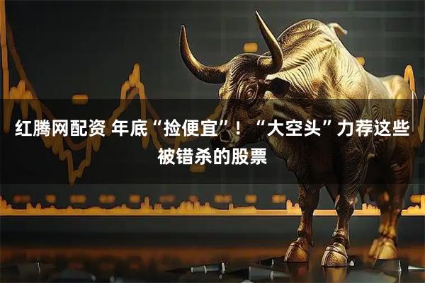 红腾网配资 年底“捡便宜”！“大空头”力荐这些被错杀的股票